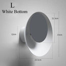 Applique murale moderne LED en métal et disque coloré