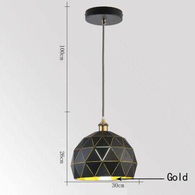 Suspension design LED arrondie avec plusieurs plaques métal Hang - vue 3 sur 5