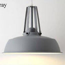 Suspension industrielle LED avec abat-jour métal Hang