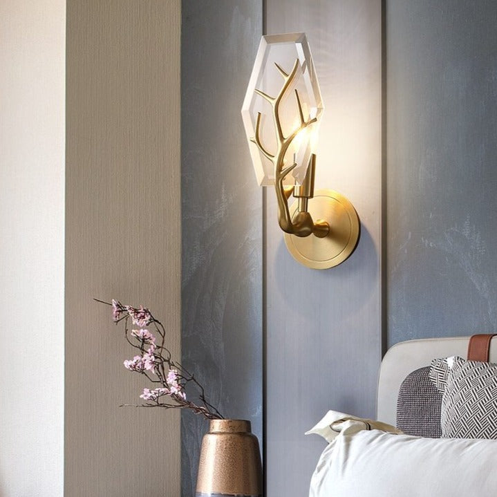 Applique murale moderne LED en forme de feuille Lifya
