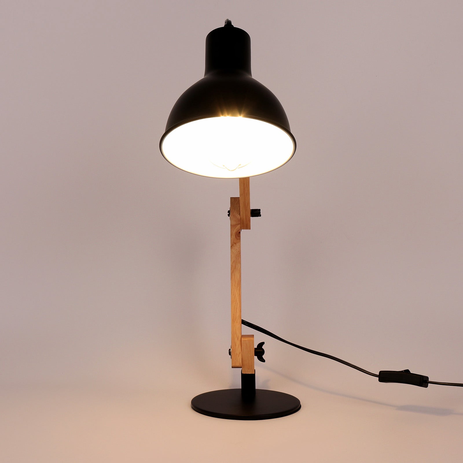 Lampe de bureau moderne en bois articulée Vaz - vue 7 sur 8