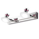 Applique murale LED chromée pour tableau et salle de bain