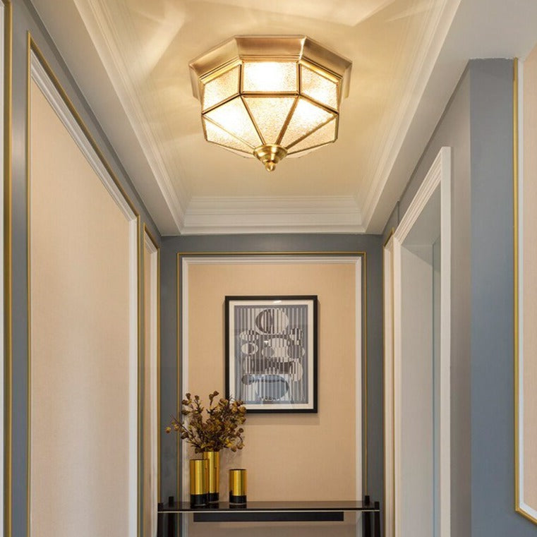 Plafonnier moderne en forme de diamant Priyanka