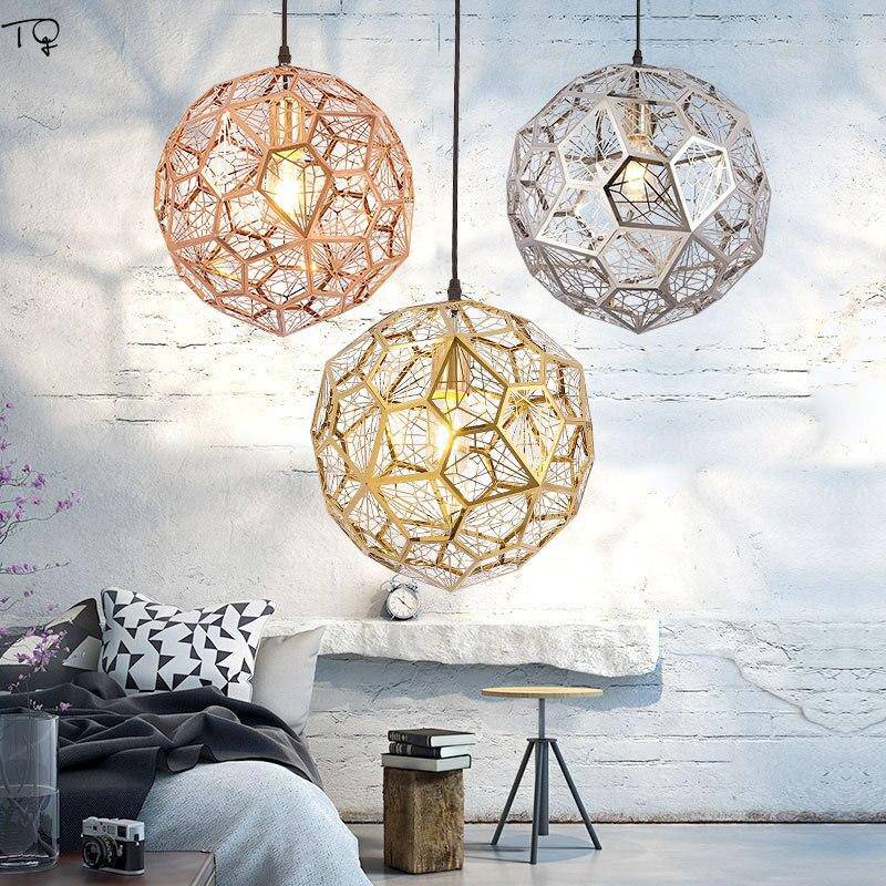Suspension design à LED ronde à trous - vue 3 sur 4