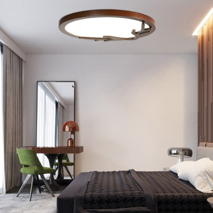 Plafonnier scandinave et rond avec design original Benilde