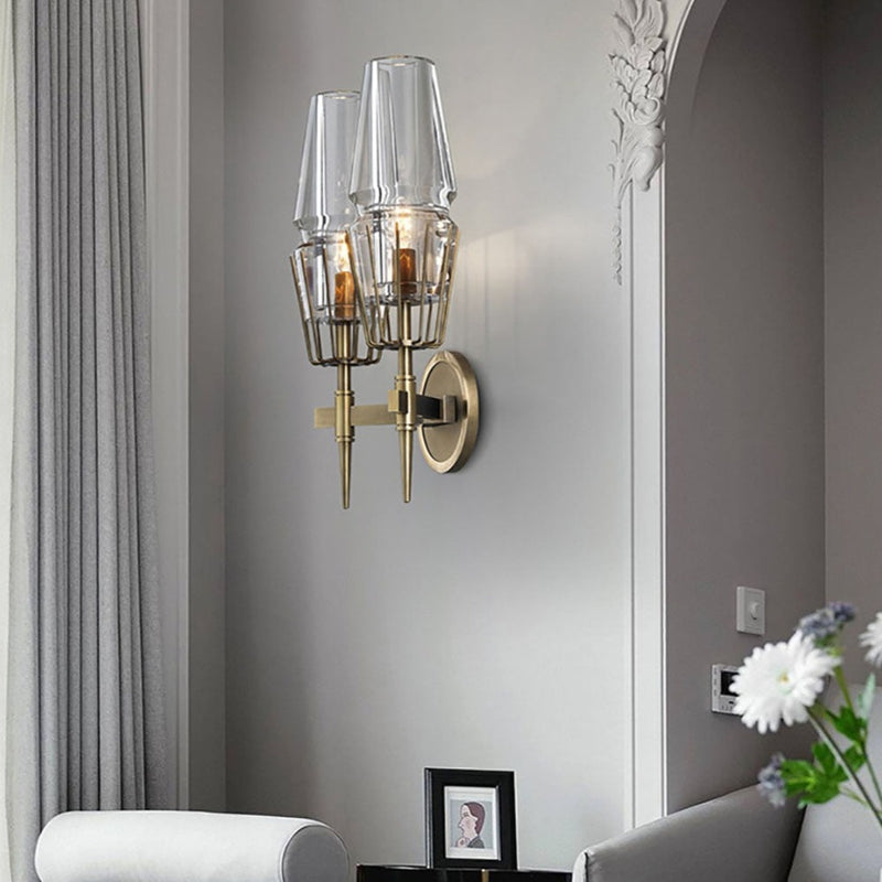 Applique murale vintage style lampe torche moderne Tasnim