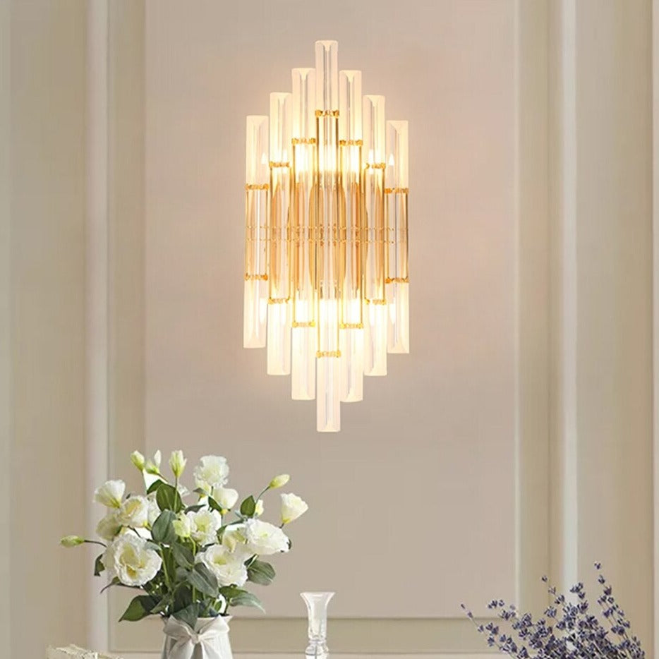 Applique murale moderne LED en verre Lyssia - vue 3 sur 6