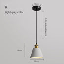 Suspension moderne LED en métal coloré Leesha