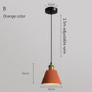 Suspension moderne LED en métal coloré Leesha