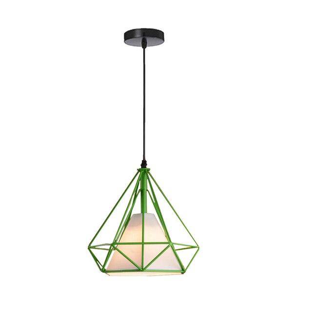 Suspension cage vintage colorée Luminy