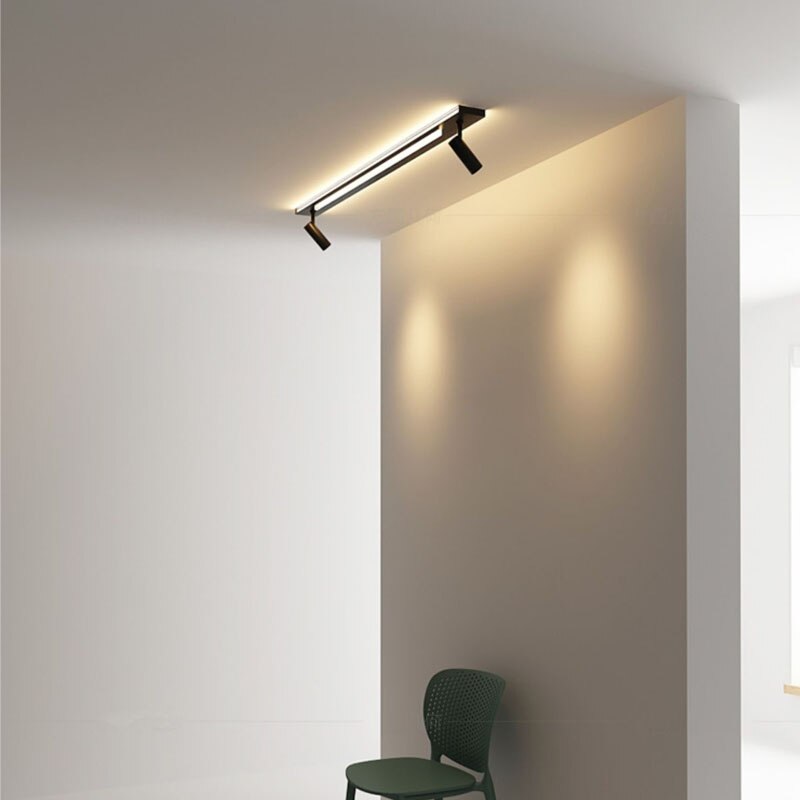 Plafonnier à LED design avec deux spots Dulce - vue 4 sur 5