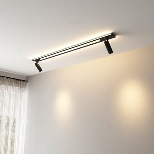 Plafonnier à LED design avec deux spots Dulce
