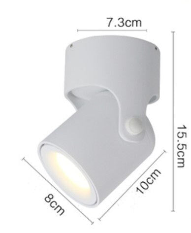Spot rond à LED ajustable Obby - vue 9 sur 9