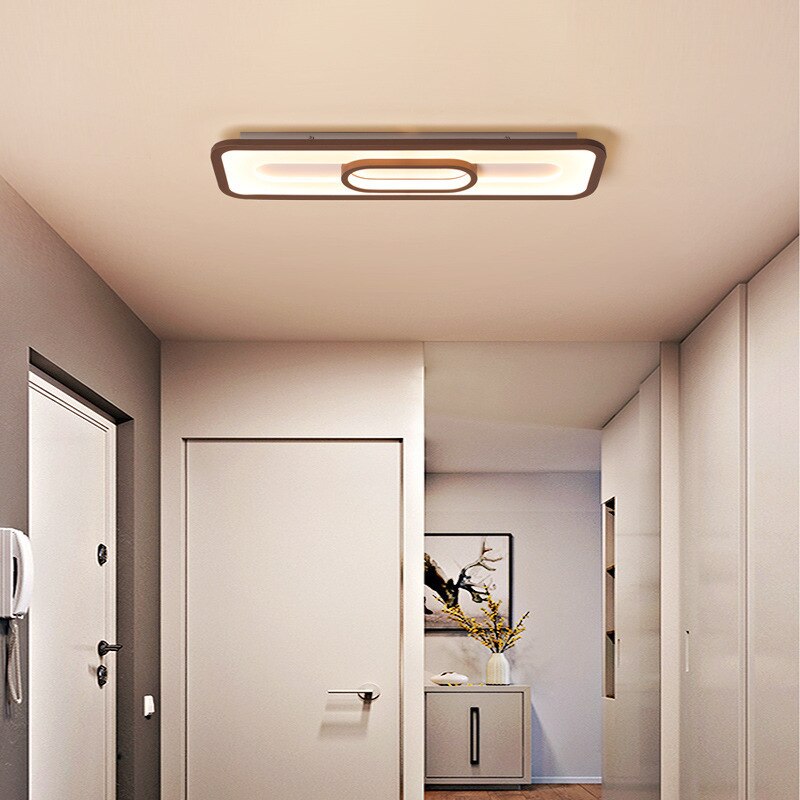 Plafonnier moderne LED minimaliste rectangulaire Estaccia - vue 3 sur 5
