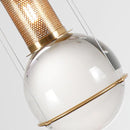 Suspension rétro avec boule en cristal Olivia