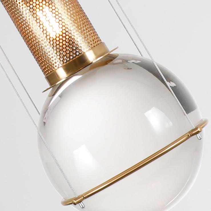 Suspension rétro avec boule en cristal Olivia - vue 7 sur 7