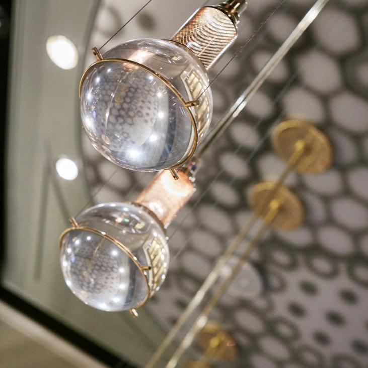 Suspension rétro avec boule en cristal Olivia - vue 4 sur 7