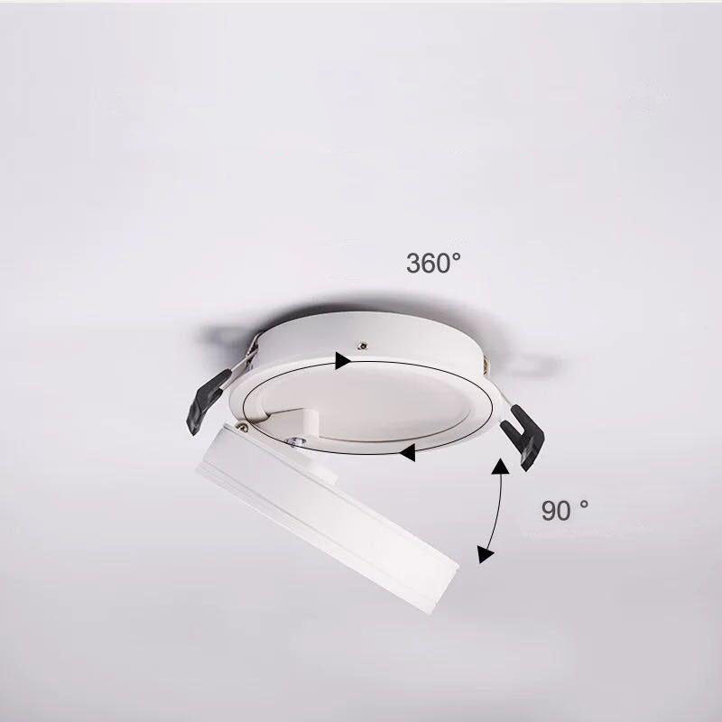 Spot encastré rond LED avec orientation 360 - vue 6 sur 7