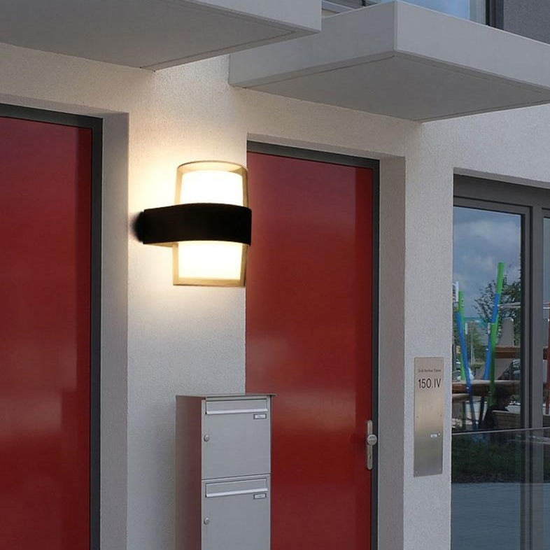 Applique murale moderne LED cubique en métal Adam