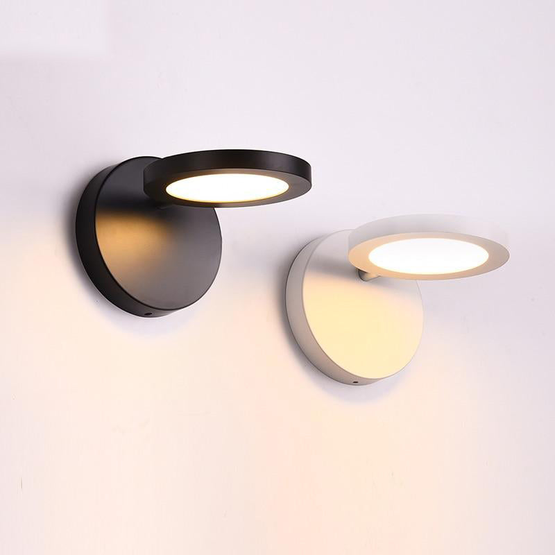 Applique murale moderne LED style poudrier en métal Clover - vue 5 sur 6