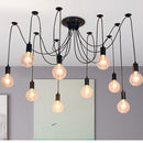 Lustre industriel filaire en forme d'araignée Spidde