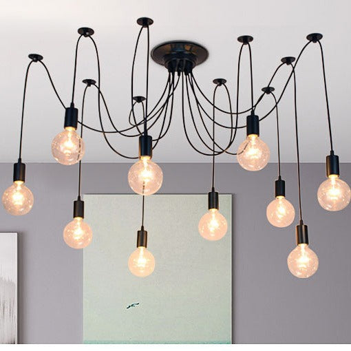 Lustre industriel filaire en forme d'araignée Spidde - vue 4 sur 4