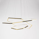 Lustre moderne en forme d'hexagones luxury Emmylia