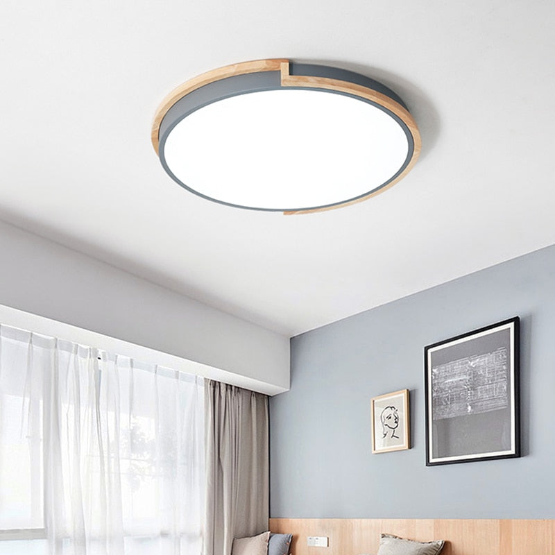 Plafonnier moderne minimaliste rond et lumière dimmable Celeste