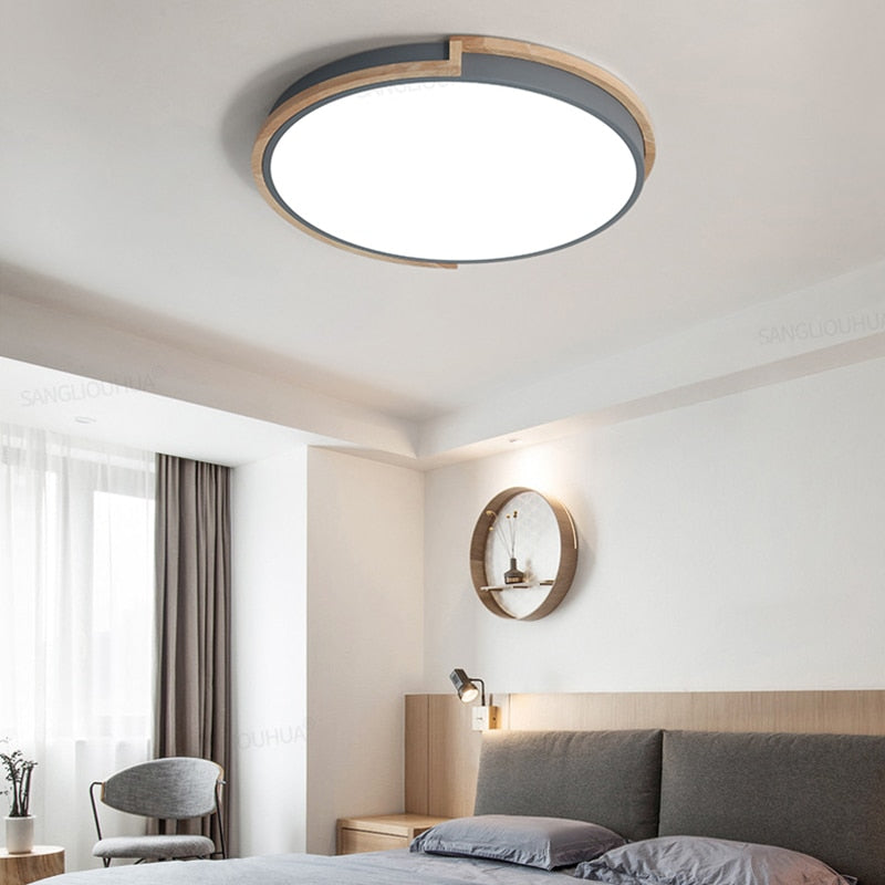 Plafonnier moderne minimaliste rond et lumière dimmable Celeste
