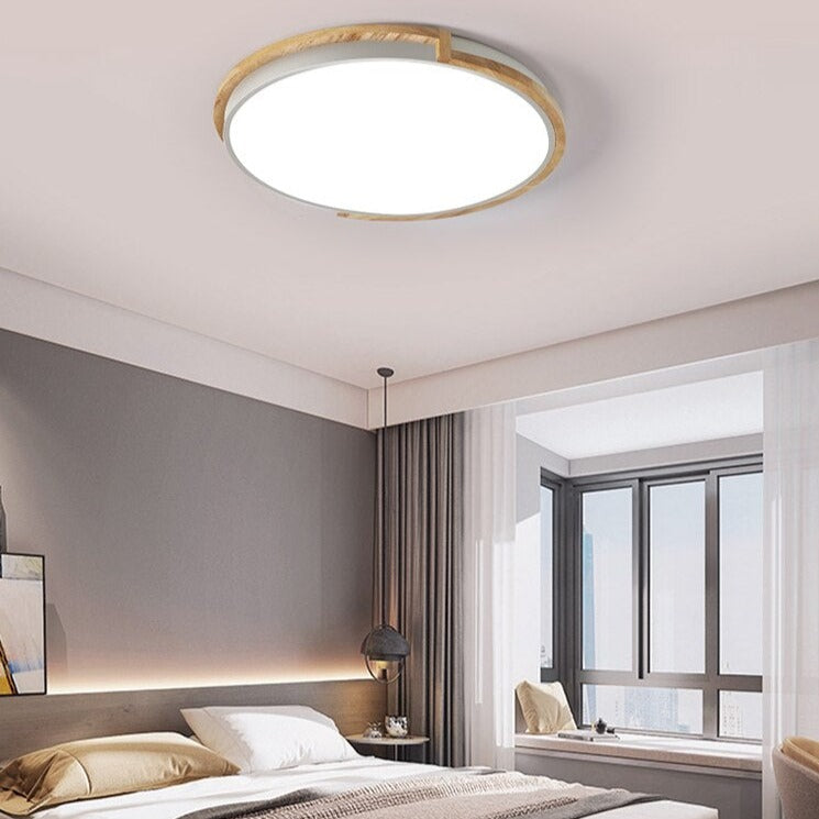 Plafonnier moderne minimaliste rond et lumière dimmable Celeste