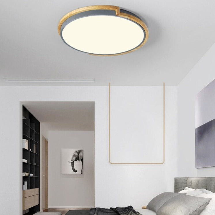 Plafonnier moderne minimaliste rond et lumière dimmable Celeste - vue 2 sur 11