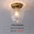 Plafonnier moderne avec abat-jour en verre luxury Diara