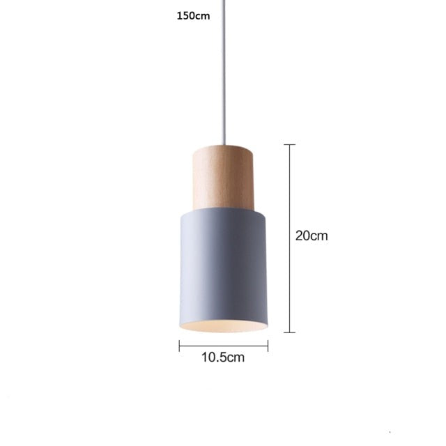 Suspension design LED avec abat-jour cylindrique Gemira - vue 8 sur 11