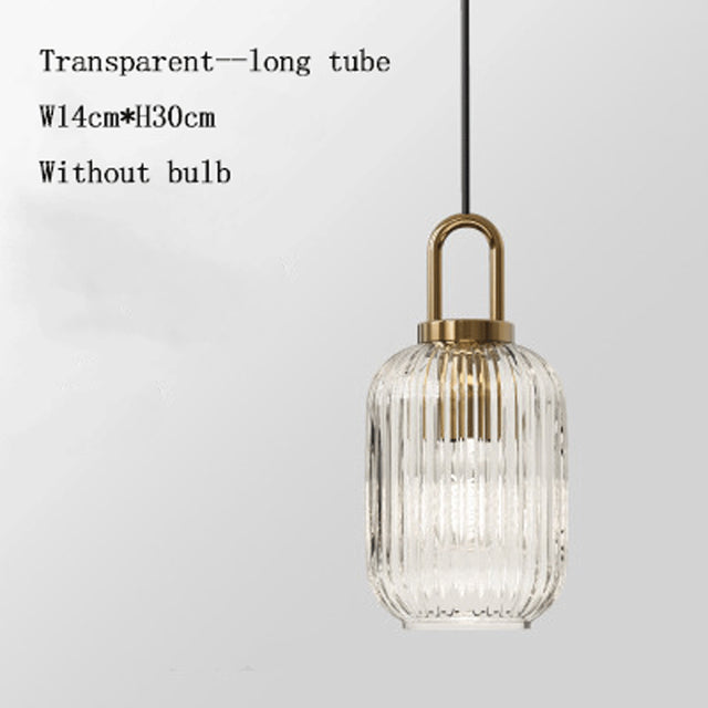 Suspension moderne avec différentes formes en verre Charlise - vue 10 sur 14
