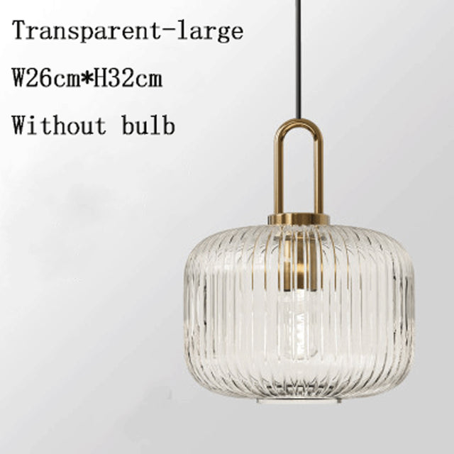Suspension moderne avec différentes formes en verre Charlise - vue 9 sur 14