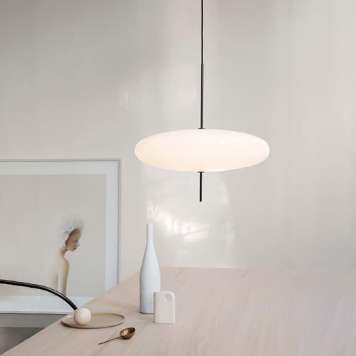 Suspension moderne LED acrylique ovale Hannon