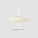 Suspension moderne LED acrylique ovale Hannon