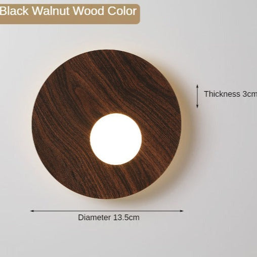 Applique murale design LED en métal rond Levy - vue 8 sur 8
