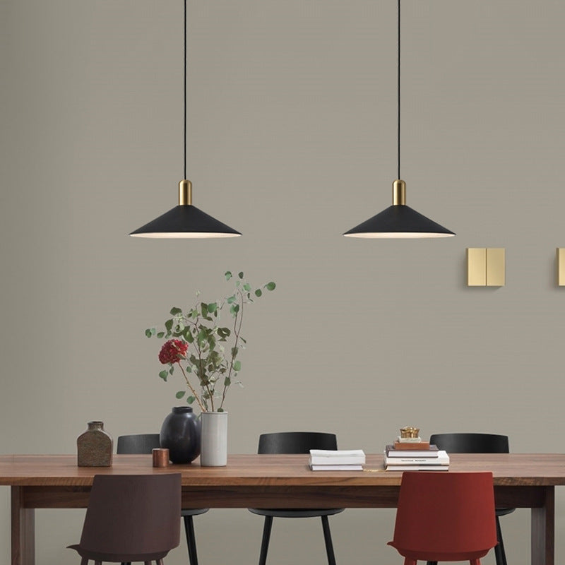 Suspension moderne LED avec abat-jour plat Sidonia - vue 4 sur 14
