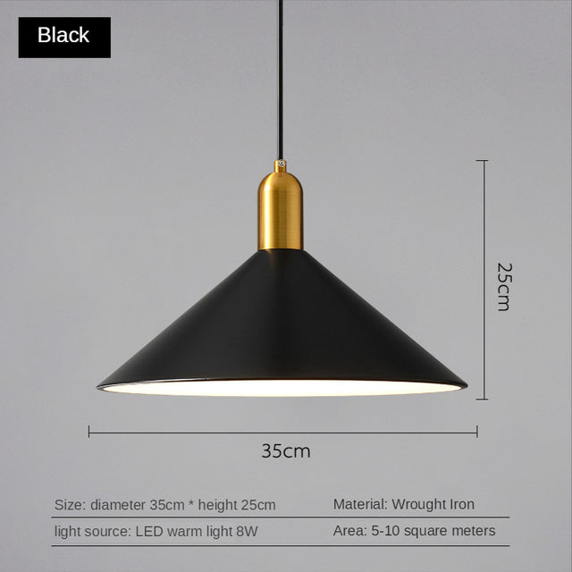 Suspension moderne LED avec abat-jour plat Sidonia - vue 14 sur 14