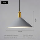Suspension moderne LED avec abat-jour plat Sidonia