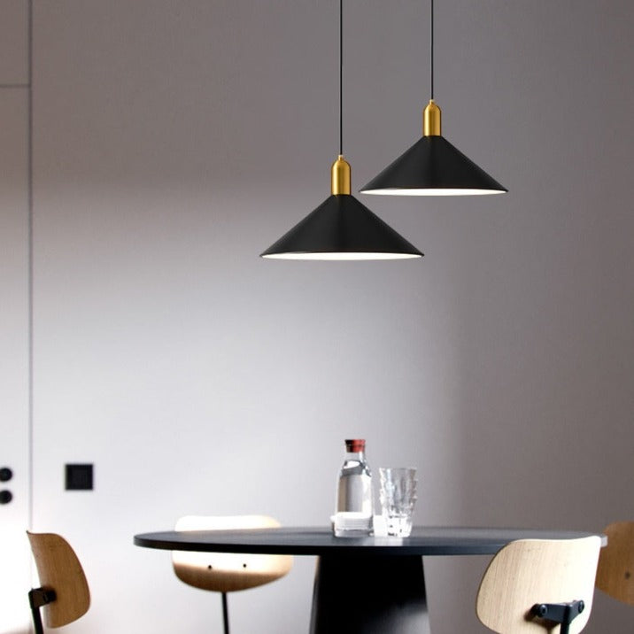 Suspension moderne LED avec abat-jour plat Sidonia - vue 7 sur 14