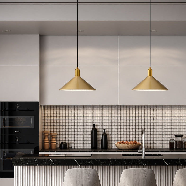 Suspension moderne LED avec abat-jour plat Sidonia - vue 10 sur 14