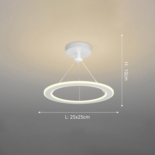 Lustre design LED avec formes irrégulières et originales Cyriac