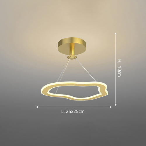 Lustre design LED avec formes irrégulières et originales Cyriac