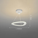 Lustre design LED avec formes irrégulières et originales Cyriac