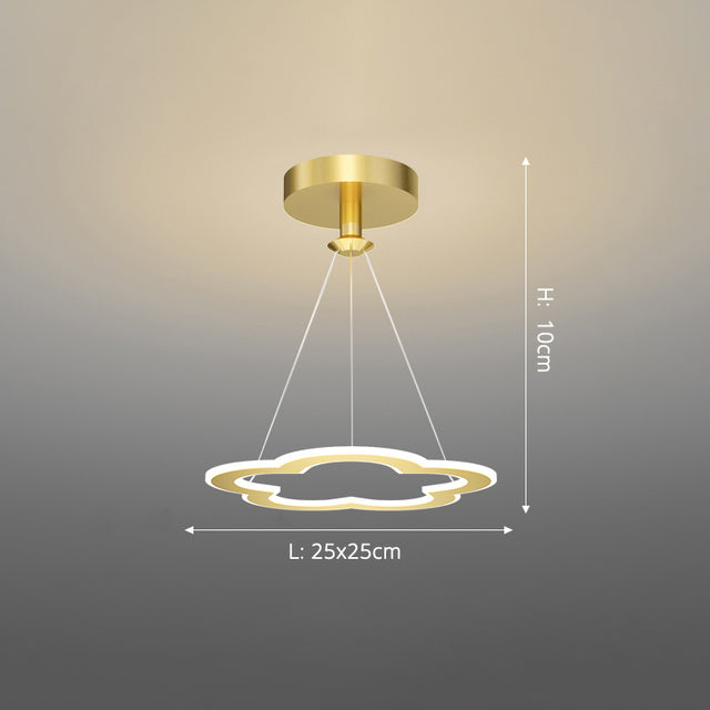 Lustre design LED avec formes irrégulières et originales Cyriac - vue 14 sur 24