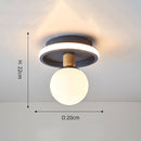Plafonnier design avec des formes originales en métal Basil