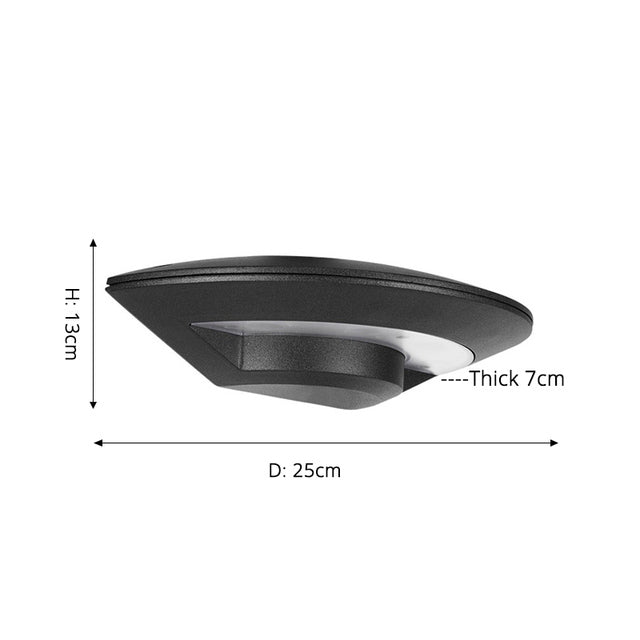 Applique murale design LED résistant à l'humidité Aliénor