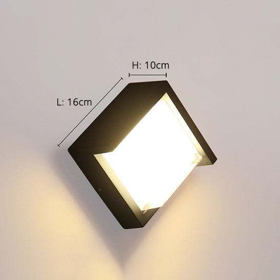 Applique murale design LED résistant à l'humidité Aliénor